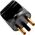 MicroConnect Βύσμα EDB, Μαύρο