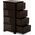 Komoda RATTAN 38x45x90 brązowa
