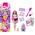 „Barbie Party Unboxed Reveal“ siurprizų rinkinys - šviesiaplaukė lėlė