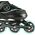Rolki Nils Extreme NA11008 rekreacyjne regulowane czarne r. 39-42