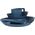 Lifeventure Ellipse 4-Piece Set - KFS / Bowl / Plate / Mug, Navy Blue