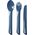 Lifeventure Ellipse 4-Piece Set - KFS / Bowl / Plate / Mug, Navy Blue