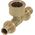 Tece Τρίοδης ορειχάλκινη σύνδεση GW 25mm x 1/2" x 25mm (769522)