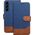 Kabura JEANS Book do XIAOMI Redmi NOTE 14 4G (GLOBAL - 163.25mm x 76.55mm x 8.16mm) niebieski
