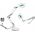 Lampka biurkowa Blow 44-168# Lampka biurkowa led lb-23 biała