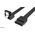 Akasa SATA - SATA, 0.5m, Μαύρο (AK-CBSA09-05BK)
