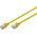 Digitus CAT 6A klasa Ea, F/FTP, skrętka patch, Cu, LSZH, AWG 32/7, długość: 0,3 m, żółty