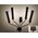 4 Poczwórna Giętka Elastyczna Lampa Led Kosmetyczna Foto Video 65w / M65 Czarny