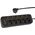 Blow 98-208# Przedłużacz sieciowy ps-530s 5-gniazd 4xusb 1xusb-c 3m czarny 2x1mm