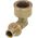 Tece Γωνιακός σύνδεσμος 90° 20mm x 1/2" ορείχαλκος (708020)