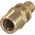 Tece Μεταβατικός νίπελ GZ 16mm x 1/2" ορείχαλκος (705502)