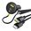 Ładowarka samochodowa Baseus 60W 2xUSB-C + wbudowany kabel USB-C, Lightning (Czarna)