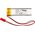 Akumulator Li-Po LP602158 Akyga AKY0655 3.7V / 750mAh PCM złącze JST 2-Pin 150mm