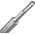Dłuto płaskie SDS Plus 50 x 17 x 350 mm