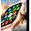 Smartwatch Rubicon Zegarek SMARTWATCH Rubicon RNCF03 r.gold mesh + pink silicone