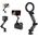 Uchwyt Magnetyczny Magnes MagSafe na 1/4'' ISO System GoPro do Telefonu / MS-CS1