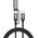 Kabel USB-C 4smarts Explorer ComboCord    100W 2m z adapterem MagSafe czarny