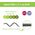 Techly Kabel sieciowy USB-C na Gigabit Ethernet RJ45 3m