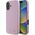 Karl Lagerfeld Saffiano Full Wrapped Elongated Metal Logo MagSafe iPhone 16 Case Pink