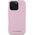Karl Lagerfeld Saffiano Full Wrapped Elongated Metal Logo MagSafe Case for iPhone 16 Pro Max Pink