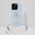 Guess Grained Big 4G Logo Small Classic Logo case for iPhone 16 Pro blue