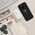 Guess Hot Stamp 4G Pattern Triangle Metal Logo case for iPhone 16 Pro Max black