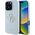 Guess Grained Big 4G Logo Small Classic Logo case for iPhone 16 Pro Max blue