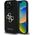 Guess Grained Big 4G Logo Small Classic Logo case for iPhone 16 Pro black