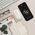 Guess Grained Big 4G Logo Small Classic Logo case for iPhone 16 Pro black