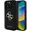 Guess Grained Big 4G Logo Small Classic Logo case for iPhone 16 Pro black