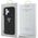 Guess Hot Stamp 4G Pattern Triangle Metal Logo case for iPhone 16 black
