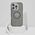 Guess IML Metal Mountain Logo MagSafe Case for iPhone 16 Pro Black