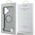 Guess IML Metal Mountain Logo MagSafe case for iPhone 16 black