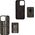 Etui Guess 4G Stripes z portfelem         Magsafe do iPhone 16 Pro Max brązowy