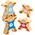 Hape HAPE traukinio bėgių rinkinys Monkey, E1075A