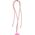 OEM Zawieszka SWING (8mm) do telefonu z regulacją długości / długość sznura 165cm (max 82,5cm w pętli) / na ramię lub szyję - jasnoróżowy