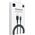 WiWU - Καλώδιο USB σειράς Platinum Wi-C019 USB A σε USB C 3A 1,2m - μαύρο