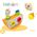 LALABOOM shape sorter with beads, 14 pcs., BL811