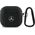 Mercedes MEA4CSLBK AirPods 4 cover       czarny/black Leather Metal Logo