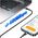 Καλώδιο USAMS USB-C σε USB-C 60W 1.2m Καλώδιο Δεδομένων από Κράμα Αλουμινίου Σειρά SY SJ724USB01 (US-SJ724)
