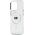 Θήκη Karl Lagerfeld IML Metal Karl Head MagSafe για iPhone 15 Pro λευκό