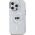 Θήκη Karl Lagerfeld IML Metal Karl Head MagSafe για iPhone 15 Pro Max λευκό