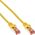 InLine 70pcs. pack Bulk-Pack InLine® Patch Cable S/FTP PiMF Cat.6 250MHz PVC copper yellow 1m