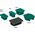 Τάπα για ράγες Walraven 6566002 30x30mm WM2 100 τεμάχια