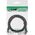 InLine Patchcord S/FTP, PiMF, Cat.6, 250MHz, halogen free, czarny, 1m (76911S)
