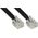 InLine Modularny kabel RJ12, 6P6C, czarny, 1m (18848)