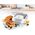Gofrownica Domo Domo Tasty Waffle XL, waffle maker (white/stainless steel)