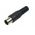 Blow 1054# Wtyk antenowy prosty czarny długi