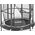Trampolina ogrodowa Salta ogrodowa Junior z siatką wewnętrzną 4.5 FT 140 cm czarna