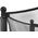 Trampolina ogrodowa Salta ogrodowa Junior z siatką wewnętrzną 4.5 FT 140 cm czarna